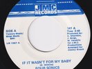 FOUR SONICS If It Wasn't For My Baby M- modern soul 45 SUPERB disco boogie HEAR