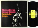 Marion Brown & Gunter Hampel - Gesprachsfetzen LP - Calig Germany VG++