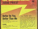 Judas Priest ‎– Better By You, Better Than Me / Invader Germany Promo 7