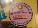 punk rock sex pistols bedroom pictures on my wall mal one sealed 100 only made