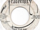 JOHNNY SCOGGINS Talk To Me Baby on Fraternity rockabilly PROMO (signed?) 45 HEAR