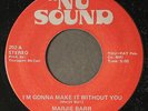MARJIE BARR: i'm gonna make it without you / many rivers to cross NU SOUND 7