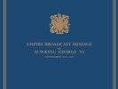 KING GEORGE VI OF ENGLAND (SPOKEN WORD) KING TO HIS PEOPLES - 3RD SEPTEMBER 1939