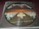 METALLICA MASTER OF PUPPETS PICTURE DISC LP MUSIC FOR NATIONS UK IMPORT VG+