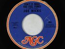 Northern Soul 45 - Joe Hicks - Don't It Make You Feel Funky/Soul Meetin' - AGC