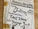 'o' level  pseudo punk / East sheen . psycho records 45 vinyl ORIGINAL  ISSUE