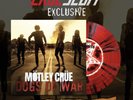 Motley Crue Dogs Of War Vinyl LP 353/666 RED SPLATTER  CRUESEUM Limited