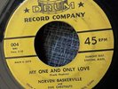 Doo Wop 45 NORVEN BASKERVILLE & THE FIVE CHESTNUTS - My One & Only Love DRUM