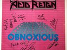 Acid Reign - OBNOXIOUS  Singed Copy Vinyl, 1990 - FLAG 31, Under One Flag Label