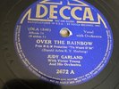 Decca 78 RPM Judy Garland - Over The Rainbow 2672 V++ Wizard Of Oz