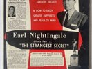 EARL NIGHTINGALE The Strangest Secret Rare NM Motivational Record 1958 LP HTF