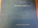 QUATUOR GUILET / BARTOK quartet no 4 / AMPHION