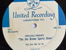 Pepsi Presents Jim Brown Sports Show - Radio LP - United URL-915 - 1961 - RARE