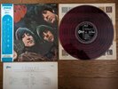 THE BEATLES Rubber Soul 1966 JAPAN LP RED WAX w/ OBI OP-7450 Odeon