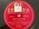 Alexandre Vertinsky / Wertinsky Columbia 20350 Russian 78 E+