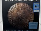 Bruce Dickinson The Mandrake Project Autographed Print+Stencil 2LP  (Blue Vinyl