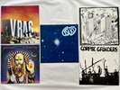 5 Oz 1980s Punk Indie Rock LP's. Corpse Grinders VRAG Exserts Lighthouse Keepers