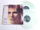 DAVID BOWIE - SPACE ODDITY LP Rare 1990 Ryko Limited Edition Clear Vinyl 3-Sided