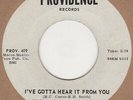 Jackson Brothers I've Gotta Hear It From You Providence DEMO Soul Northern Motow