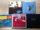 EAGLES 4LP Lot: Greatest Hits, Live (2LP-Poster), The Long Run, Hotel California