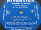 Thelonious Monk At The Blackhawk Riverside 12-323