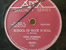 78Rpm Rockabilly, Gene Summers 'School Of Rock n Roll' Rare Canada Apex
