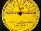 78Rpm Rockabilly, Elvis Presley 'Baby Let's Play House / I'm Left.. US Sun