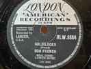 78Rpm Rock n Roll, Don French 'Goldilocks / Lonely Saturday Night' London