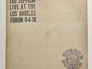 Led Zeppelin Live At The Los Angeles Forum 9-4-70 Vinyl Rubber Dubber