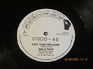 LOVERS ROCK - JEAN & TREVOR - 'BACK TOGETHER AGAIN'. RARE 1988 12