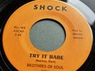 Crossover / Sweet Soul - The Brothers Of Soul - “Try It Babe” / “Candy” - Shock