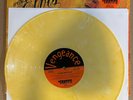 LP:  THE CRAMPS - A Date With Elvis   YELLOW MARBLE VINYL NM