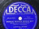 Andrews Sisters - 78 rpm Boogie Woogie Bugle Boy - Decca 3598  E