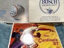 THE CARDINALS ‘64 + '67 LPS WORLD CHAMPIONS Harry Caray Jack Buck AB1967, AB1964