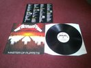 METALLICA MASTER OF PUPPETS VINYL VERY RARE VERTIGO 2001 180gms EX+ AUDIO