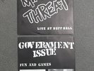 (2) Lost And Found 7”s Minor Threat Government Issue SOA Iron Cross Teen Idles