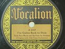 Uncle Dave Macon - I'se Gwine Back To Dixie - Vocalion 5157, Country 78, 1927