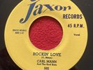 Carl Mann 45 Jaxon Mariano 1975 Rare Rockin’ Love, gonna rock’n’roll tonight NM