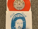 Sex Pistols God Save the Queen 7 inch A&M Poster Sleeve ORANGE VINYL