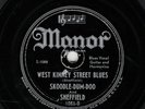 78 RPM BLUES  SKOODLE-DUM-DOO and SHEFFIELD  Manor 1056  E-  Broome Street Blues