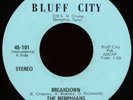 THE MEMPHIANS Breakdown 45 Bluff City Rare 1970s Memphis Funk