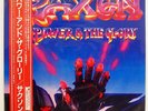SAXON POWER & THE GLORY CARRERE P11335 JAPAN OBI VINYL LP