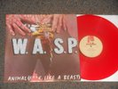 W.A.S.P animal f**k like a beast RED VINYL 12
