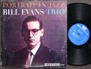BILL EVANS TRIO Portrait In Jazz LP RIVERSIDE RM 12-315 US '63 MONO Scott LaFaro