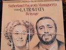 Verdi La Traviata Sutherland Pavarotti Bonynge 3 LPs Set