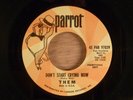 Them  Don't Start Crying Now/One Two Brown Eyes Promo Garage, Beat Van Morrison