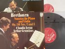 Grumiaux/Arrau play 4 Beethoven violin sonatas, 2 Philips red LPs
