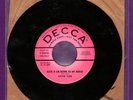 JUSTIN TUBB ROCK IT ON DOWN TO MY HOUSE ROCKABILLY BOPPER PROMO 45 RPM RECORD