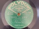Rare 78 RPM Edith PIAF - La java de cezigue - Mon apéro - POLYDOR 524158