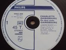 CHARLOTTE & SERGE GAINSBOURG MAXI 45TOURS HORS COMMERCE LEMON INCEST